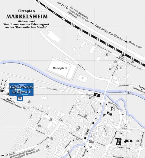 Ortsplan Markelsheim